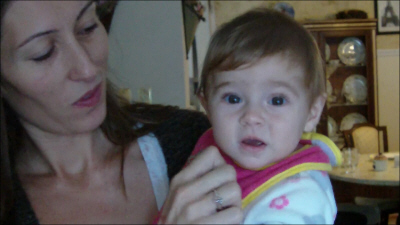 Pinar and baby Kennedy